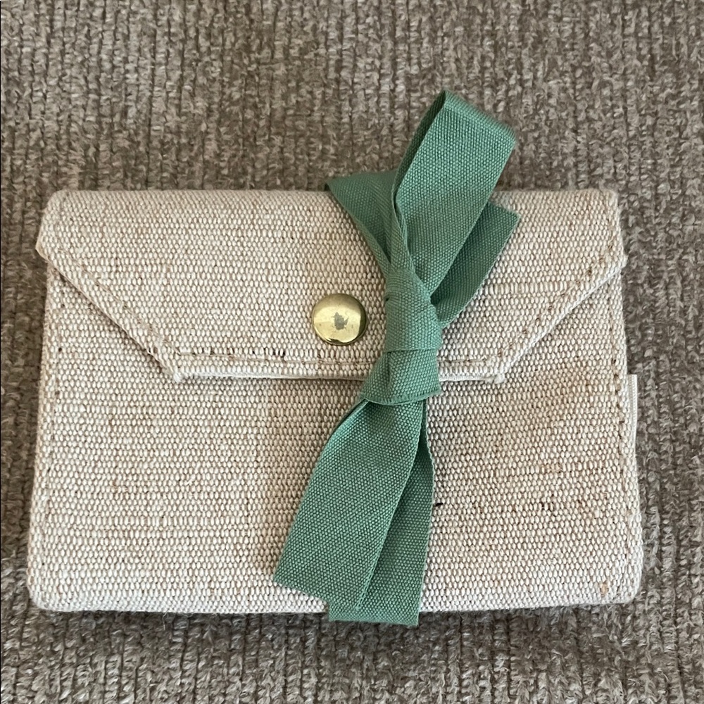 Sezane Canva wallet. New
